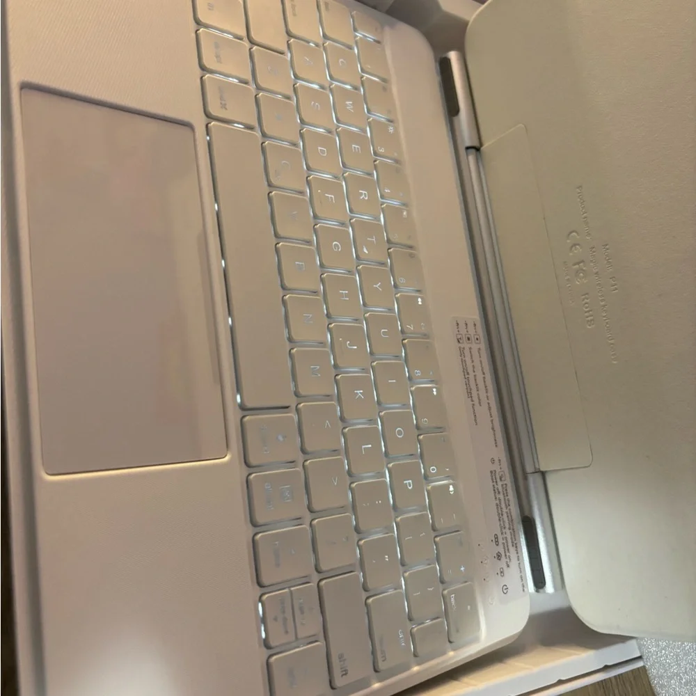 White Textured Laptop Case